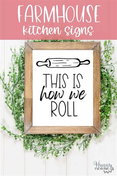 DIY Farmhouse Kitchen Printables to Decorate Your Home