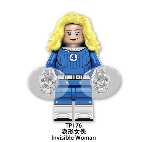 Marvel Invisible Woman Fantastic 4 Tp176 Minifigures Brixtoy