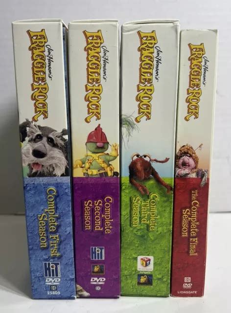 FRAGGLE ROCK DVD Complete Seasons 1 4 TV Series Jim Hanson 14 71