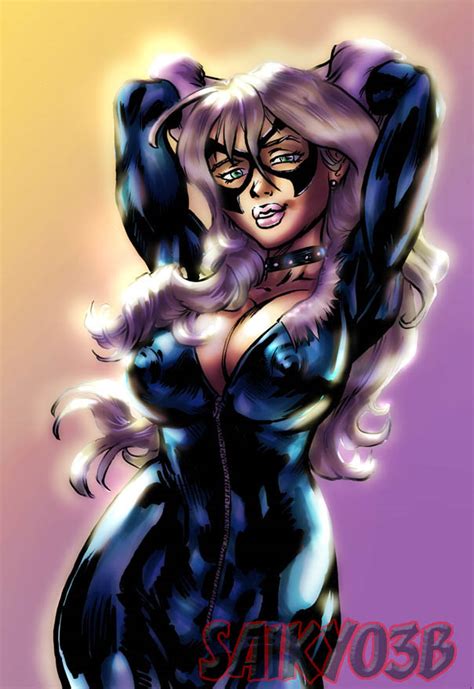 Black Cat Felicia Hardy By Saikyo3b Hentai Foundry