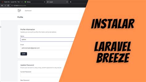 Instalar Laravel Breeze Y Crear Base De Datos Youtube