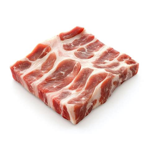 Fresh Raw Pork Neck, Marbled Meat Cut Ready for Cooking Stock ...