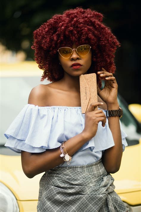 Free Images Afro Hairstyle Shoulder Beauty Red Hair Joint