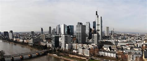 Skyline Frankfurt Panorama Aufnahmen Frankfurt Skyline Panorama