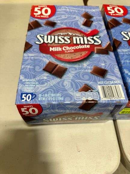 Swiss Miss Milk Chocolate Hot Cocoa Packets Lambrecht Auction Inc