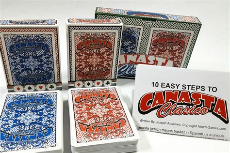 Canasta Clásico Double Deck Set Of Playing Cards Deluxe Version