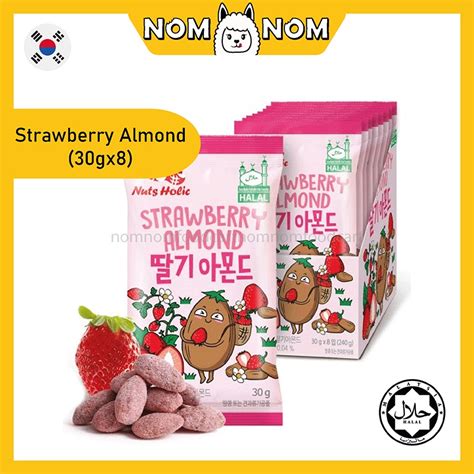 Bundle Korea Nuts Holic Roasted Almond Box Snack Gx Box Banana Hot Spicy Honey Butter