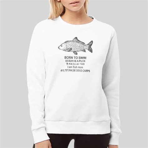 Born To Swim Ocean Is A Fuck Kill Em All Shirt Hotter Tees