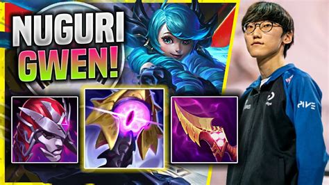 Nuguri First Time With New Champion Gwen Fpx Nuguri Plays Gwen Top