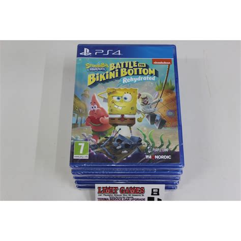 Jual SpongeBob SquarePants Battle For Bikini Bottom Rehydrated PS4 Shopee Indonesia