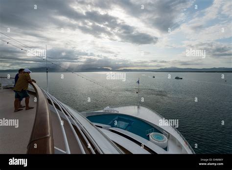 Cruising Into Port Denarau Located In Fiji Stock Photo Alamy