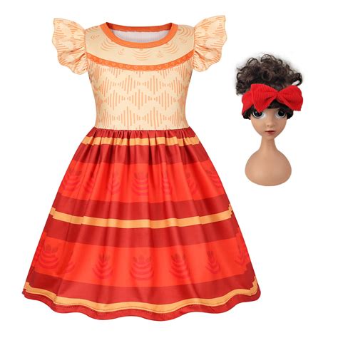 Amzbarley Encanto Mirabel Isabella Luisa Dolores Pepa Costume Dress