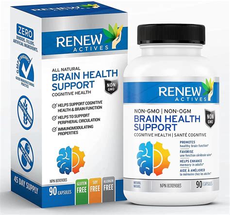 Renew Actives Natural Brain Health Support C Psulas De Suplementos