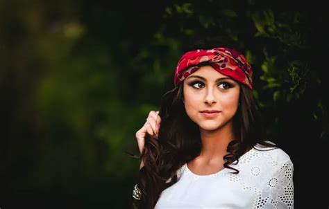 Wallpaper girl portrait brunette for mobile and desktop section девушки resolution x