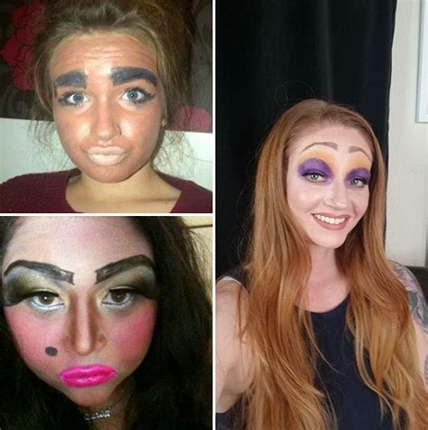 Makeup Fail Gallery That Will Terrify You