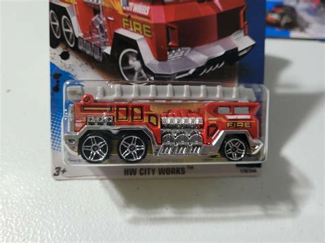 Hot Wheels Alarm Hw City Works In Red Nice