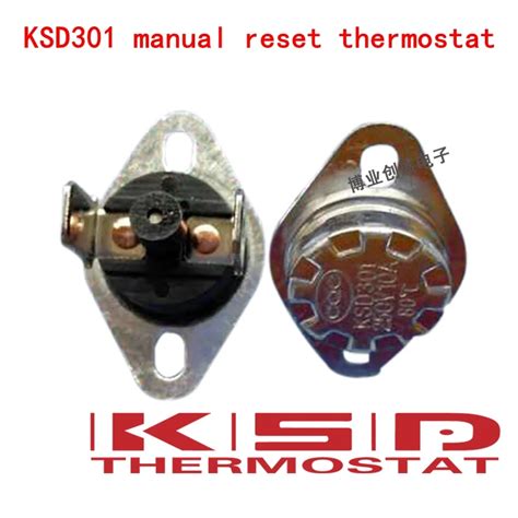5Pcs KSD301/KSD303 65C 65 Graden Celsius Handmatige Reset Thermostaat ...