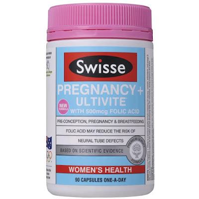 Toko Vitamin Suplemen Swisse Pregnancy Ultivite Multivitamin