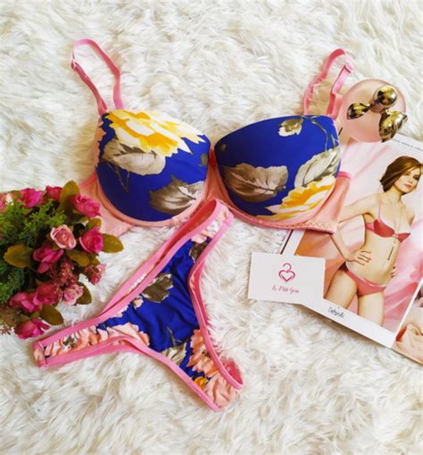 Conjunto de Lingerie Básico Estampado Tamanho Gg Elo7