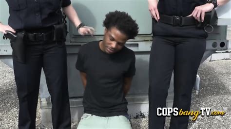 Black Criminal Is Having Hardcore Sex On A Rooftop With A Horny Blonde MILF And Her Huge White