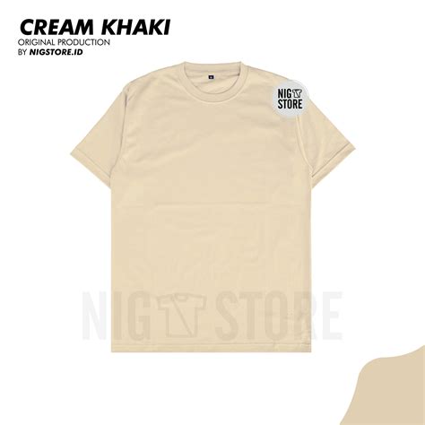 Kaos Polos Cream Depan Belakang 58 Koleksi Gambar