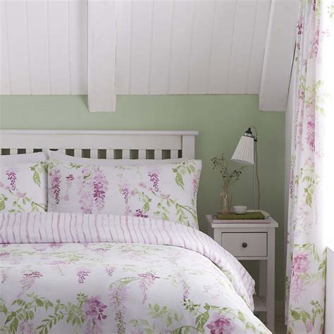 Dreams N Drapes Wisteria Duvet Cover And Pillowcase Set Dunelm