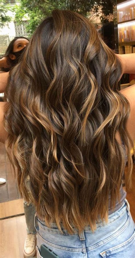 Best Winter Hair Colours To Try In Brunette With Caramel Highlights Artofit