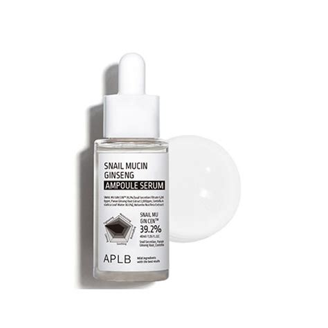 Aplb Snail Mucin Ginseng Ampoule Serum Ml