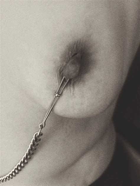 Nipple Tweezers Clips In Black And White Nude Pics Xhamster