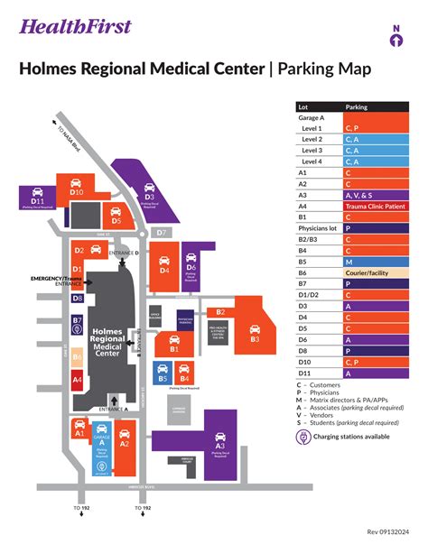 Holmes Regional Medical Center Hospital Map (2024) - All Maps
