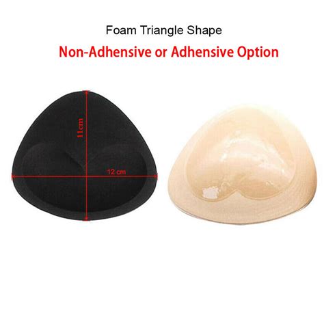 Triangle Push Up Silicone Bra Inserts Breasts Pad Bikini Bra Cleavage Enhancers Picture Of