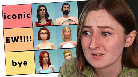 ranking every townie in the sims 4 - YouTube