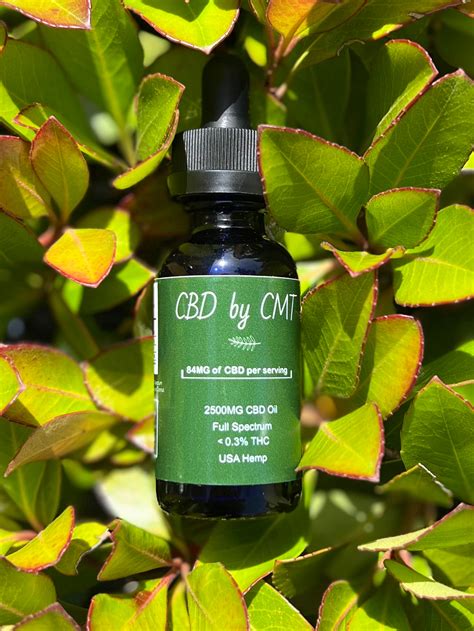 Cbd By Cmt 2500mg Full Spectrum Tincture Clinical Massage Therapy