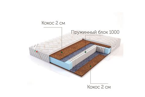 Матрас с независимым пружинным блоком 160х200 см "Анрэкс Кристал ...