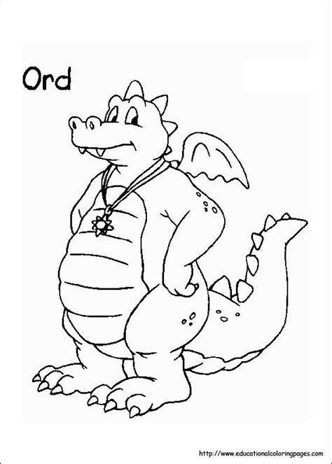 dragon tales coloring pages educational fun kids coloring pages