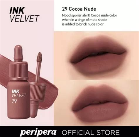 Ink Velvet Lip Tint Peripera Color Cocoa Nude MercadoLibre