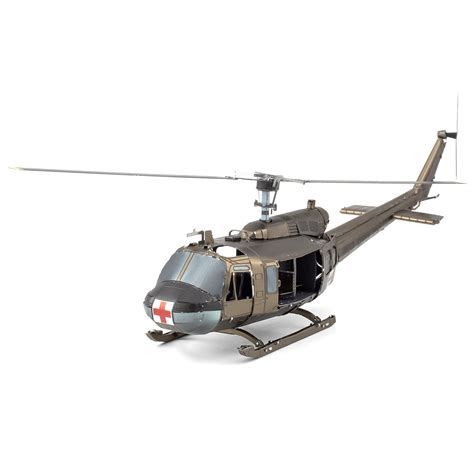 Uh 1 Huey® Helicopter Metal Earth 3d Metal Model Kits