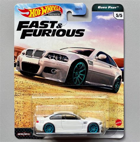 Hot Wheels Premium BMW M E Fast Furious Euro Fast Hobbies Toys Toys Games On Carousell