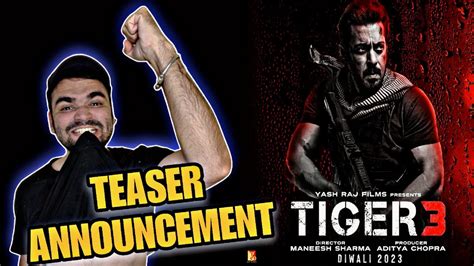 Tiger Teaser Announcement Tiger Official Teaser Youtube