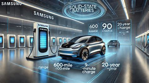 Samsung unveils advanced EV battery tech – 600 miles in 9 minutes ...