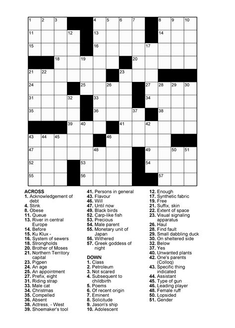 The Joy of Crossword Puzzles