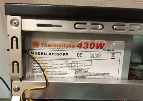 Блок питания 430W Thermaltake XP550 PP Москва | Комьютерные аксессуары ...