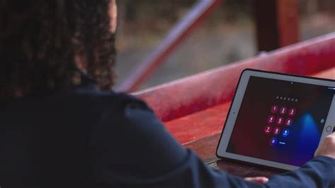how to change your password on tablet