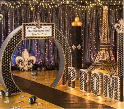 A Night In Paris Prom Theme Decorations Theme Image