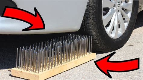 Как сделать шипы для прокола шин: Как сделать шипы для прокола шин ...