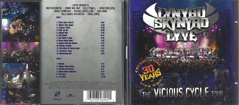 Lynyrd Skynyrd Lyve Live The Vicious Cycle Tour 2 Cd Set Nm