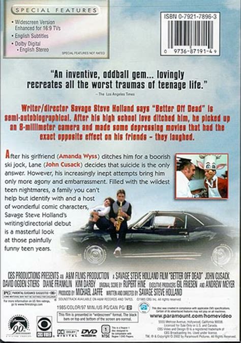 Better Off Dead Dvd 1985 Dvd Empire