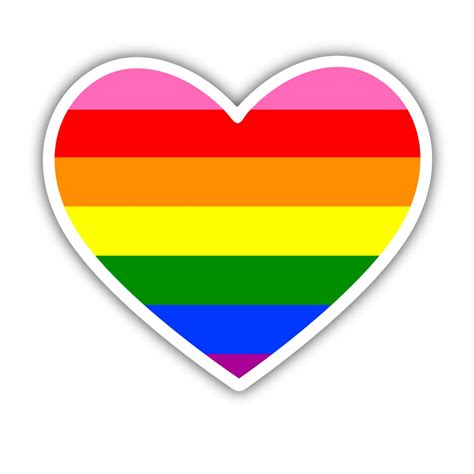Gay Pride Rainbow Sticker Pride Lgbtq Equal Rights Sticker Etsy