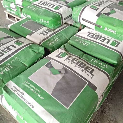 Jual Leibel Semen Instan Mortar Acian Bata Ringan LB A R Per Sak 40 Kg