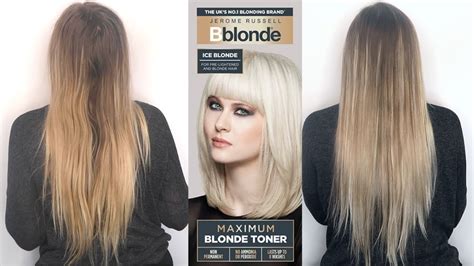 Jerome Russell Bblonde Toner Review Ice Blonde Toner Demo And Review Before And After Youtube